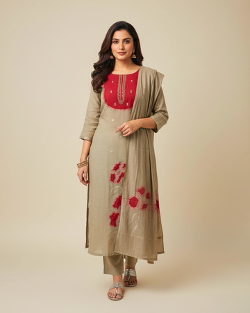 Golden Beige Formal Ready-to-Wear 3-Piece Suit