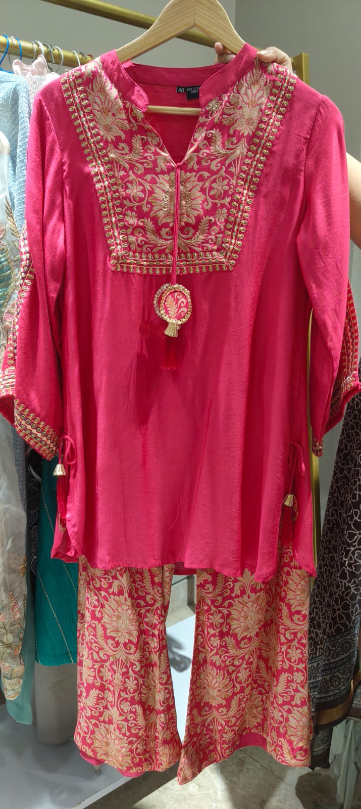 Hot Pink Formal Ready-to-Wear Cord Set