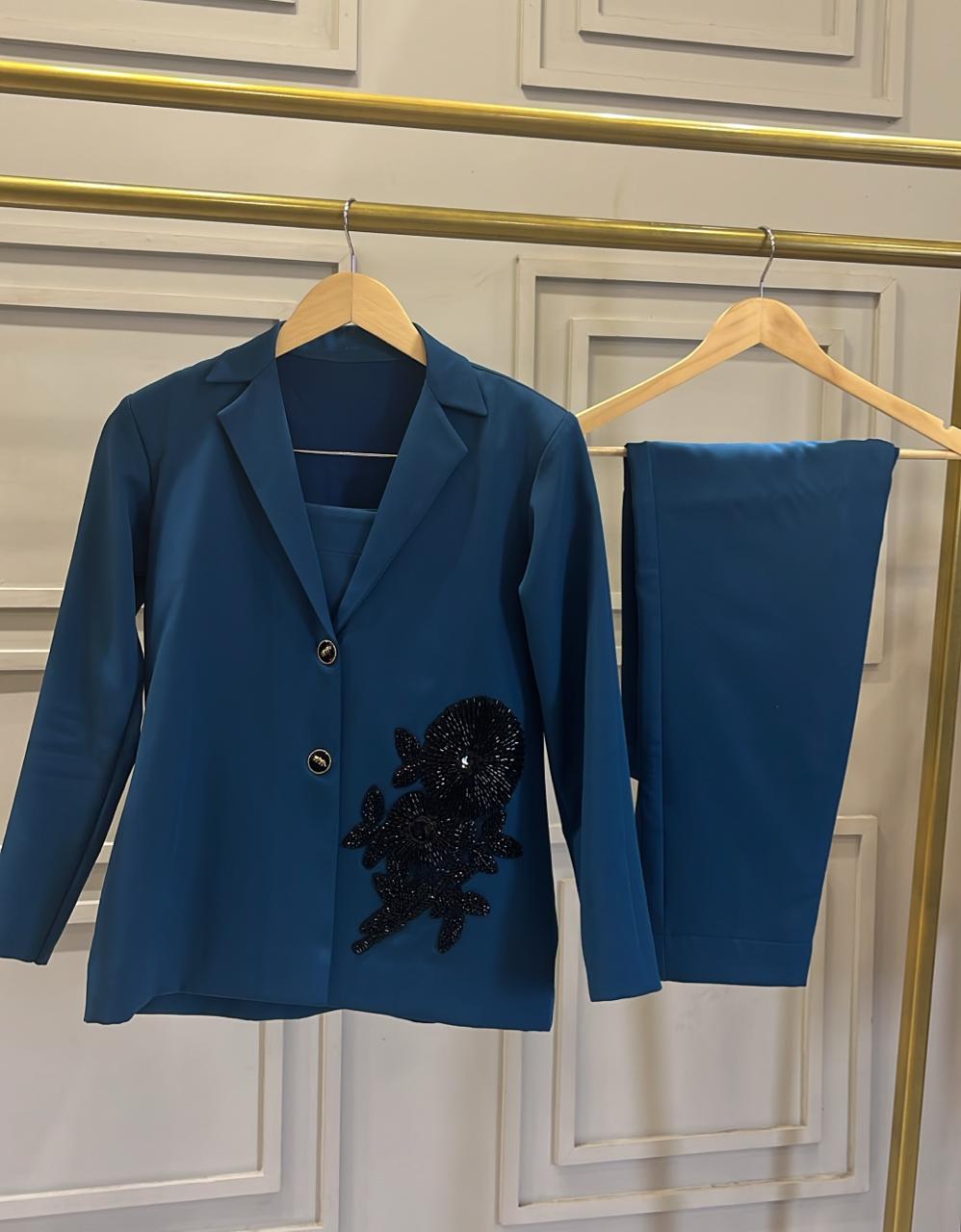 Blue Blazer Set
